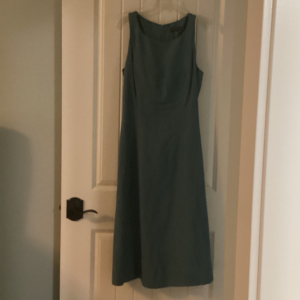 New York & Company Teal Midi Dress